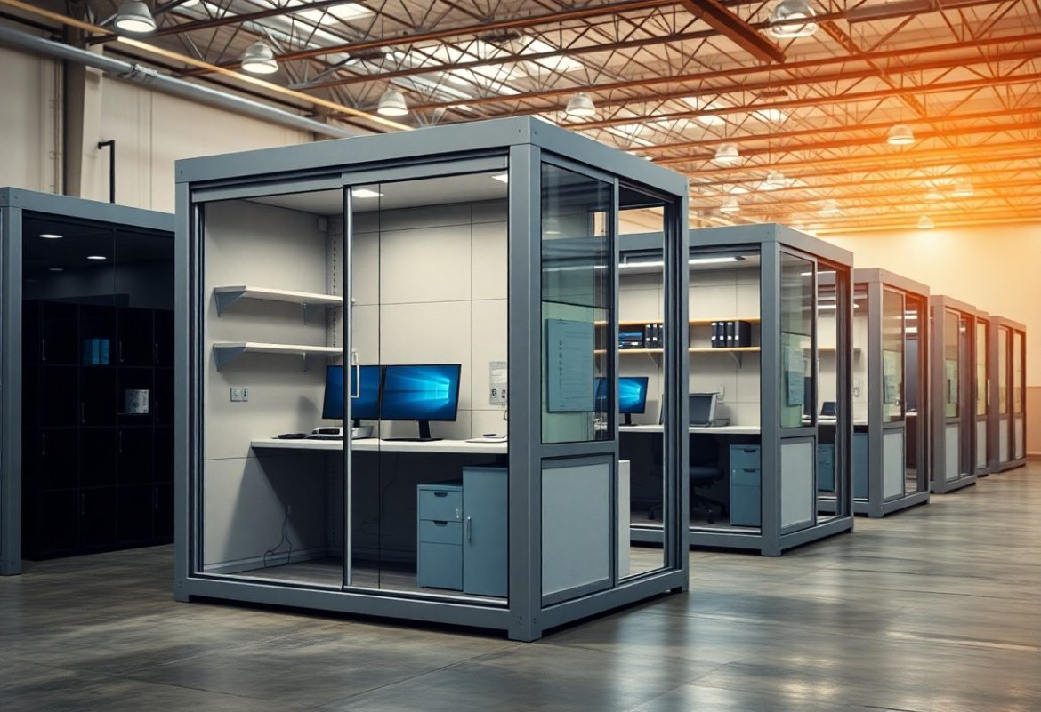 Box polifunzionali completi e attrezzati per esigenze aziendali in evoluzione